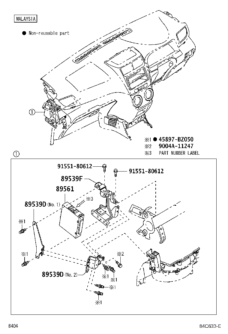 Thumbnail 2 for 89539-BZ320