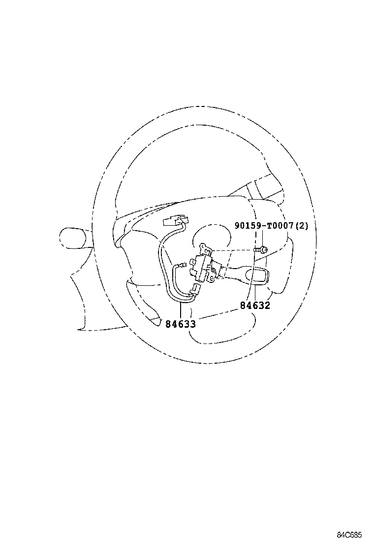 88210-33090 SENSOR ASSY, MILLIMETER WAVE RADAR product image