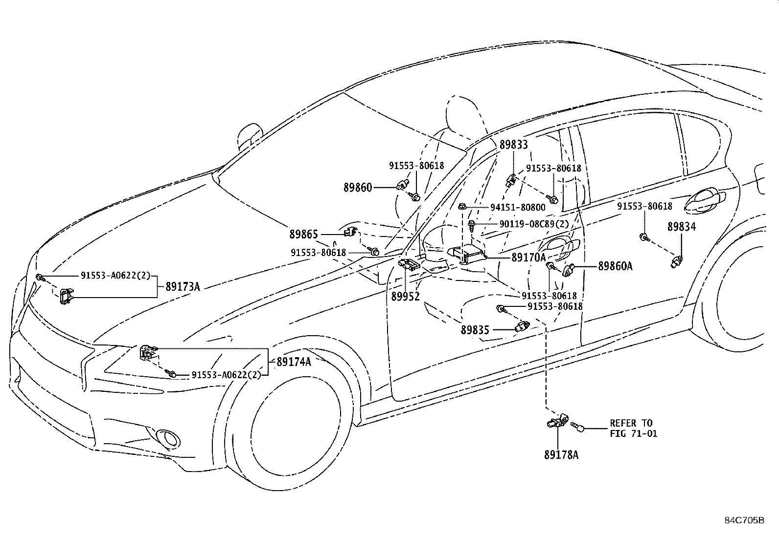 89170-30B40 COMPUTER ASSY, AIR BAG product image