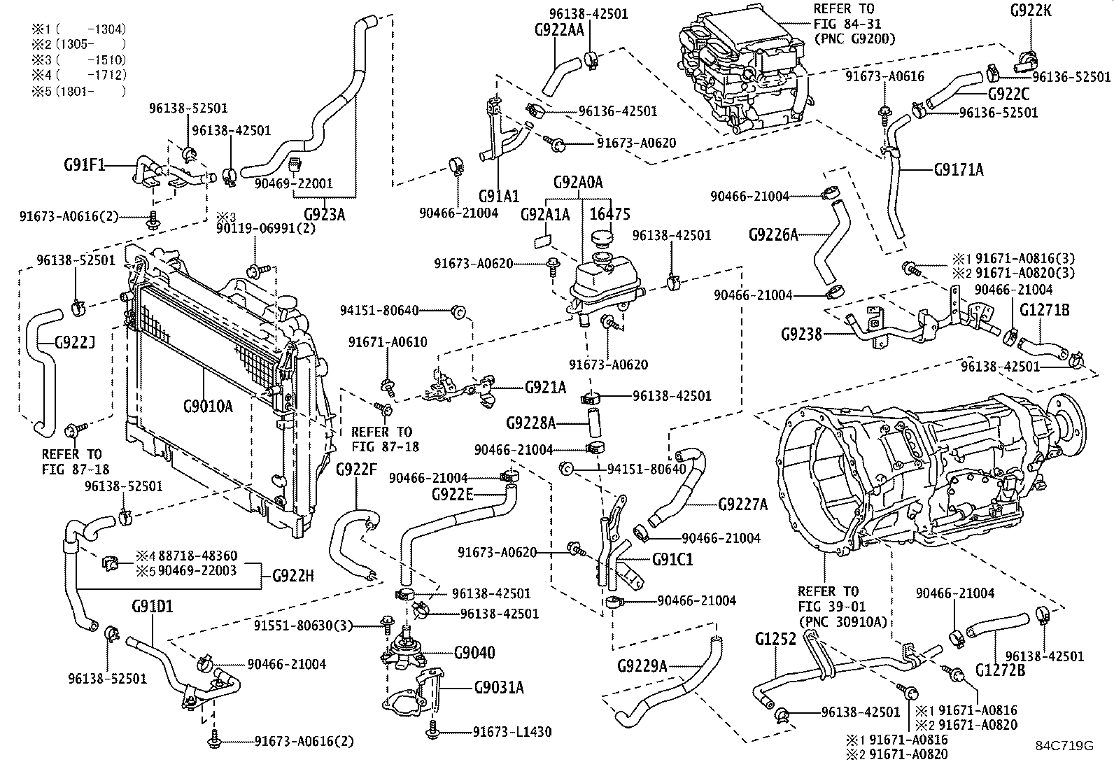 Toyota G9141-30040 BRACKET SUB-ASSY, HV WATER PUMP