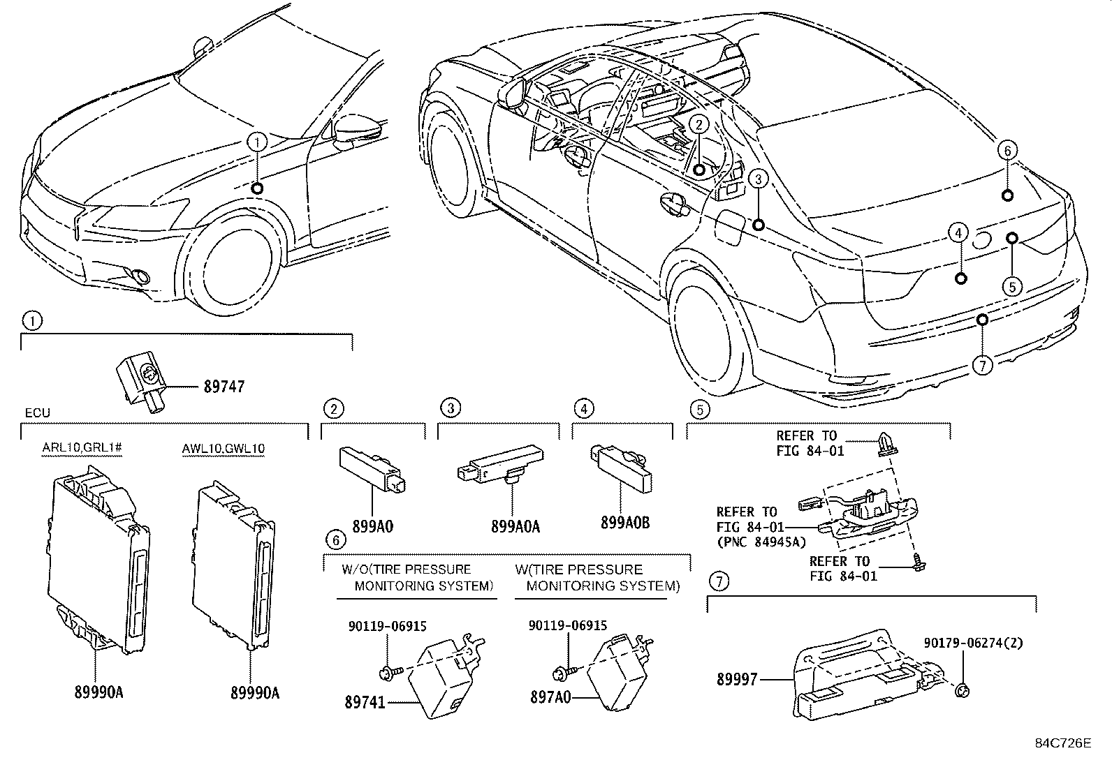 897B0-30100 RECEIVER ASSY,DOOR CONTROL & TIRE PRESSURE MONITORING SYSTEM product image