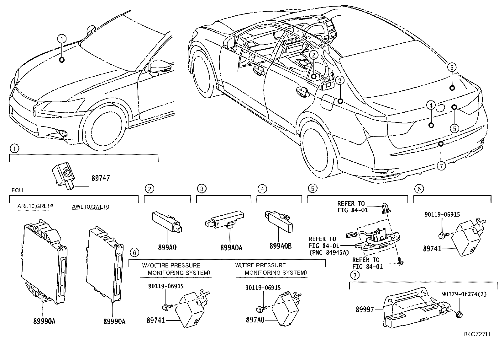 897B0-30460 RECEIVER ASSY,DOOR CONTROL & TIRE PRESSURE MONITORING SYSTEM product image