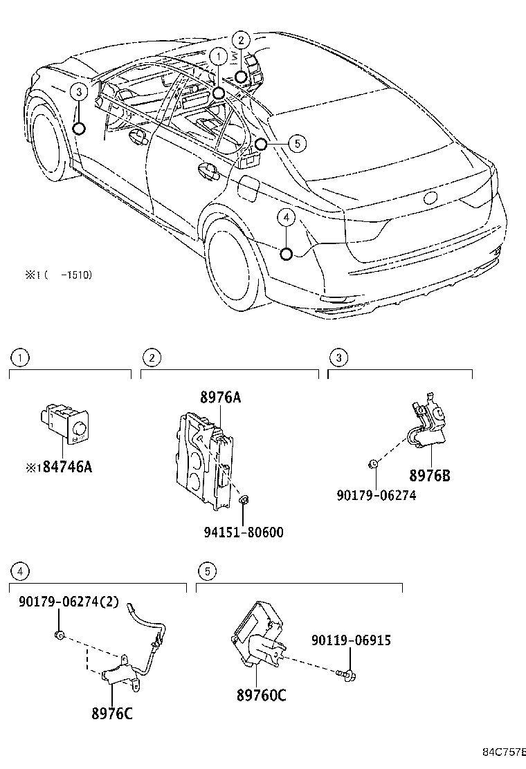 8976A-30013 DRIVER, TIRE PRESSURE MONITOR INITIATOR product image