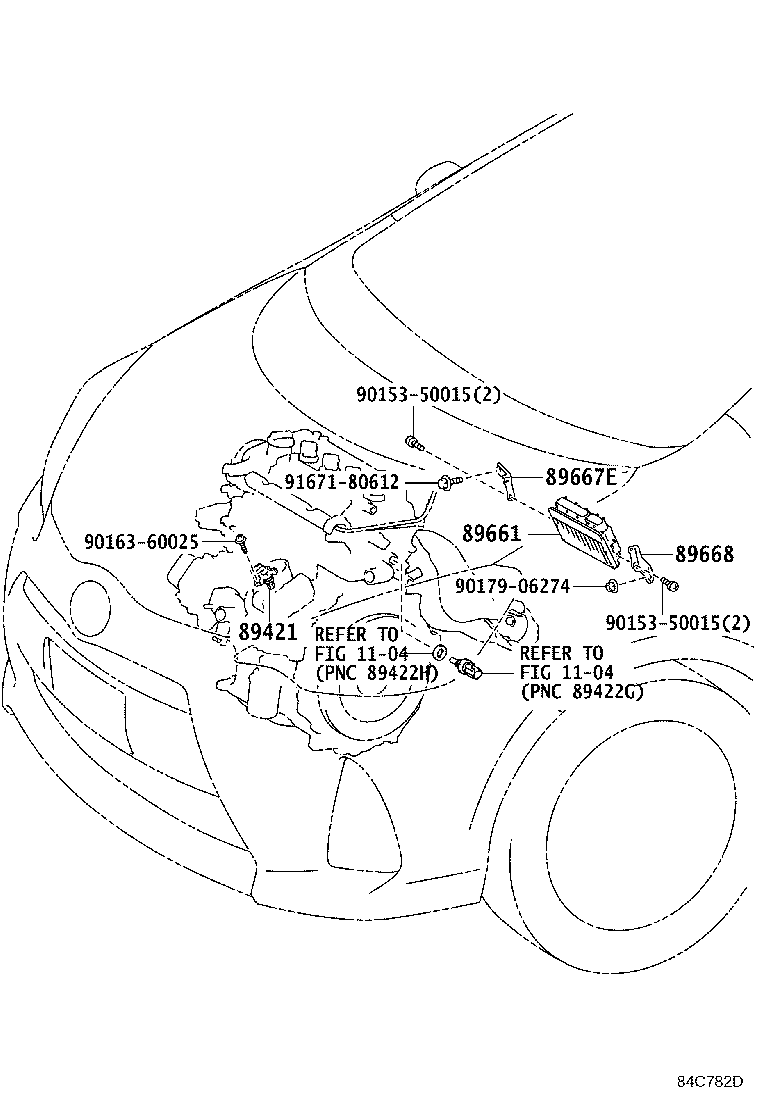 89279-52080 COVER, ENGINE CONTROL COMPUTER product image