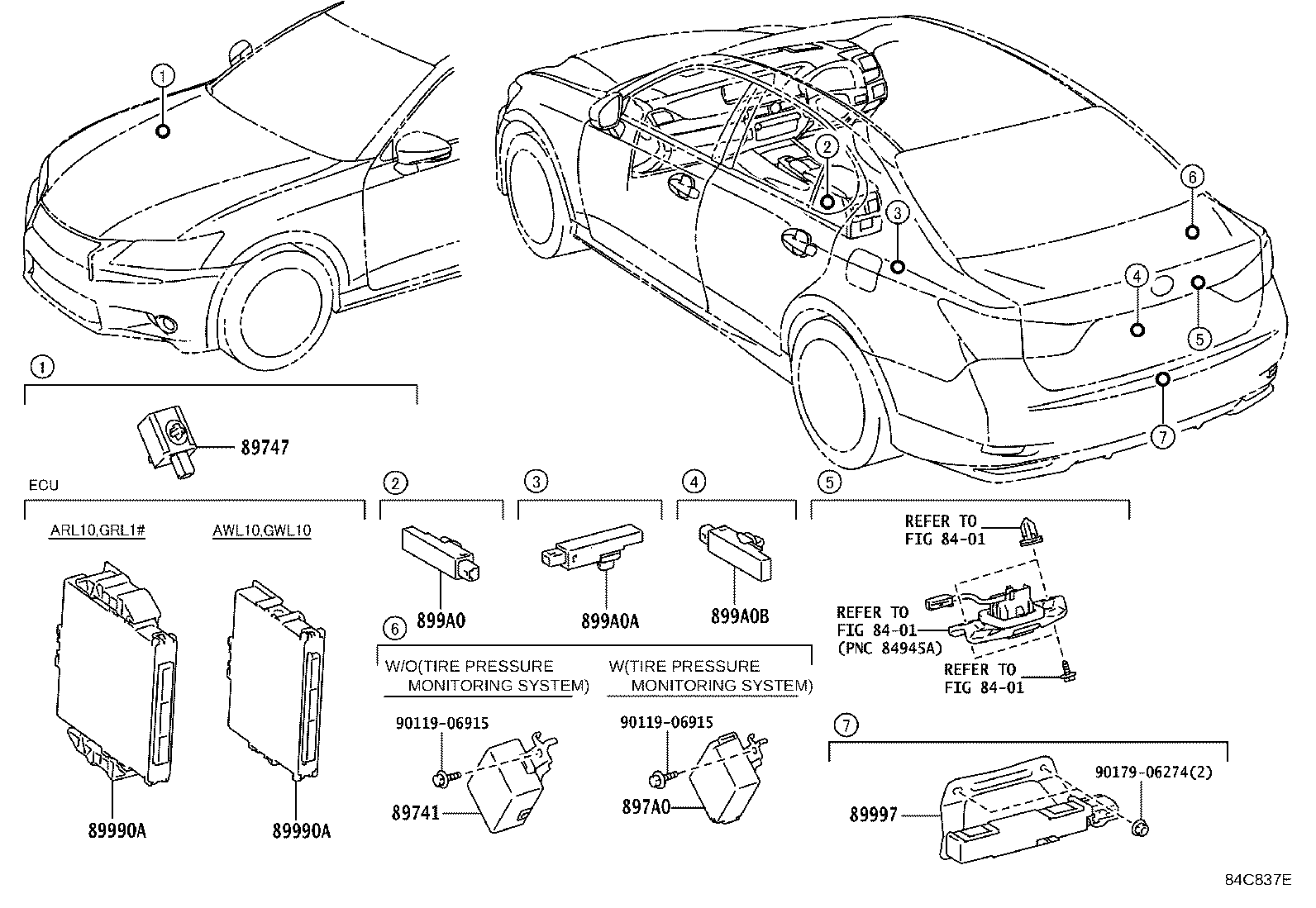 897B0-30100 RECEIVER ASSY,DOOR CONTROL & TIRE PRESSURE MONITORING SYSTEM product image