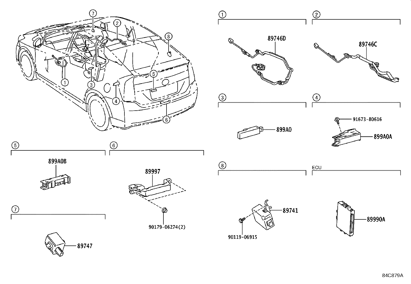89990-47161 COMPUTER ASSY, SMART KEY product image