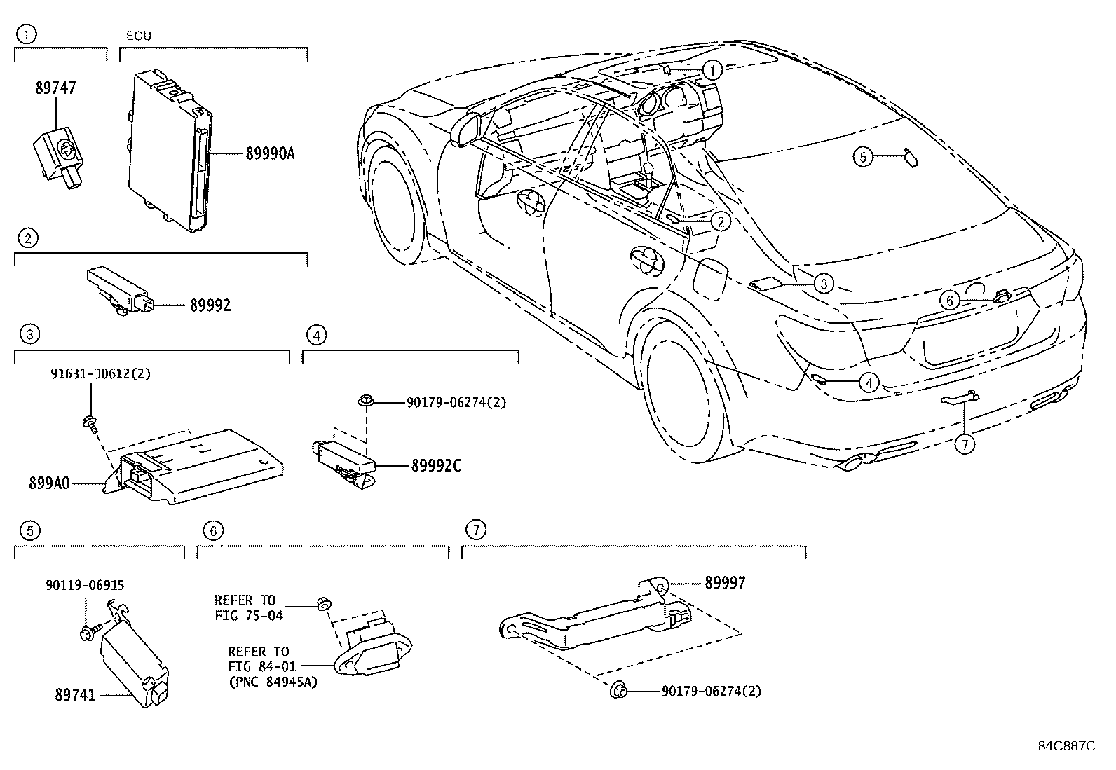 89990-22040 COMPUTER ASSY, SMART KEY product image