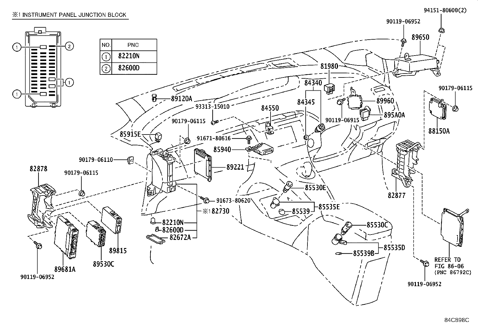 83950-47100 LAMP ASSY, TELLTALE product image