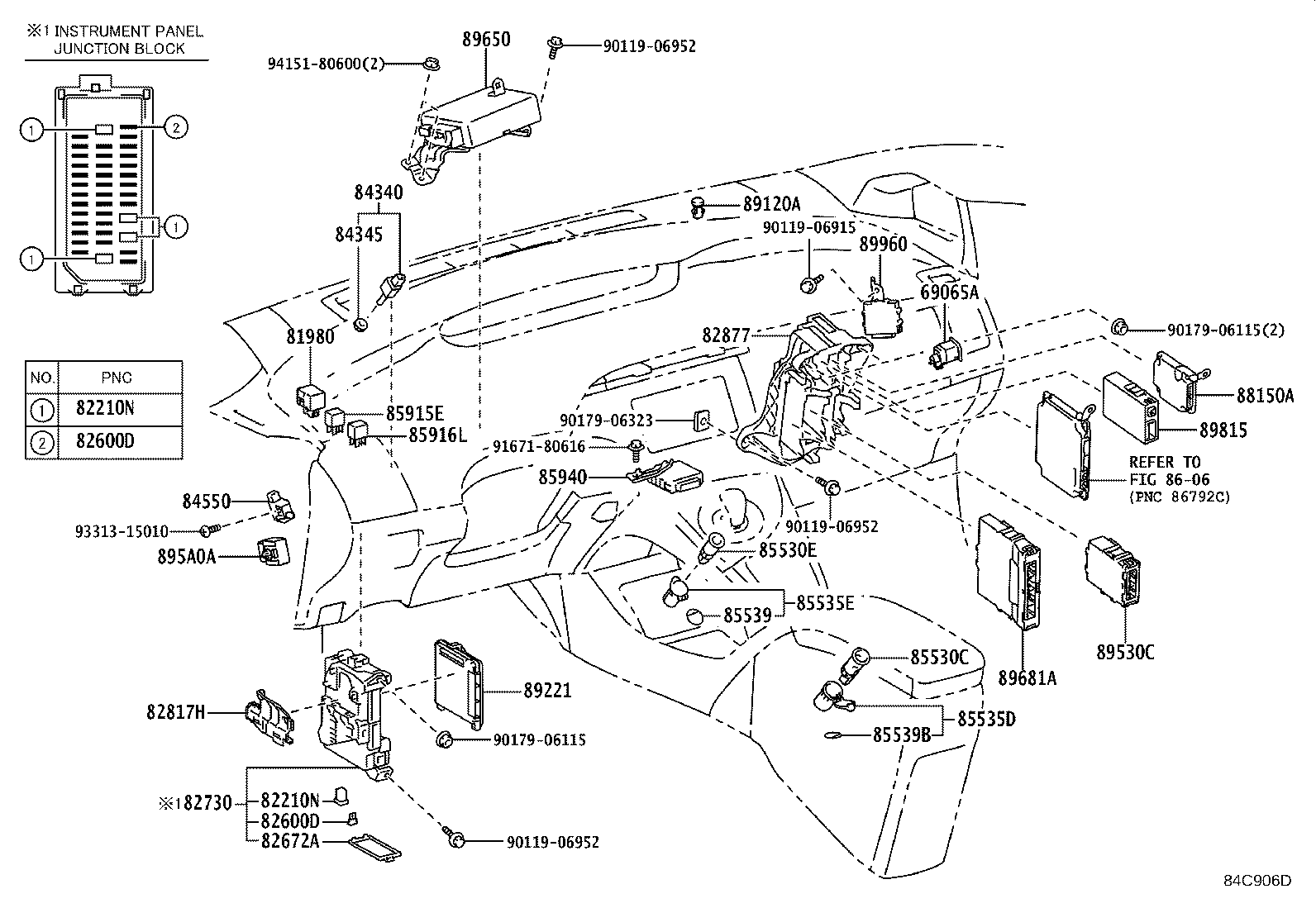 84721-47010 SWITCH ASSY, PATTERN SELECT product image