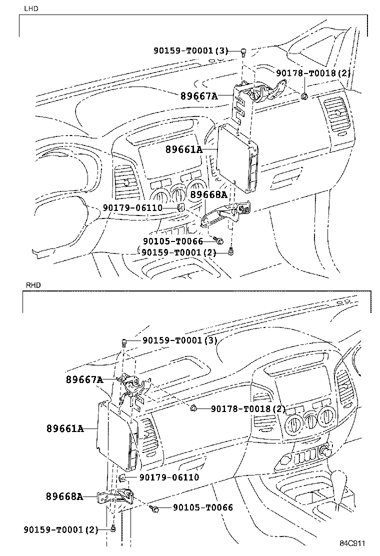 89661-0KB71 COMPUTER, ENGINE CONTROL product image