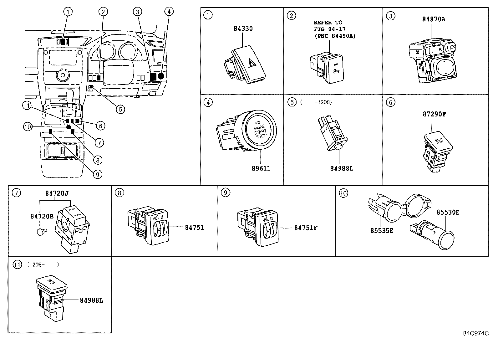 82641-22100 RELAY, INTEGRATION NO.1 product image