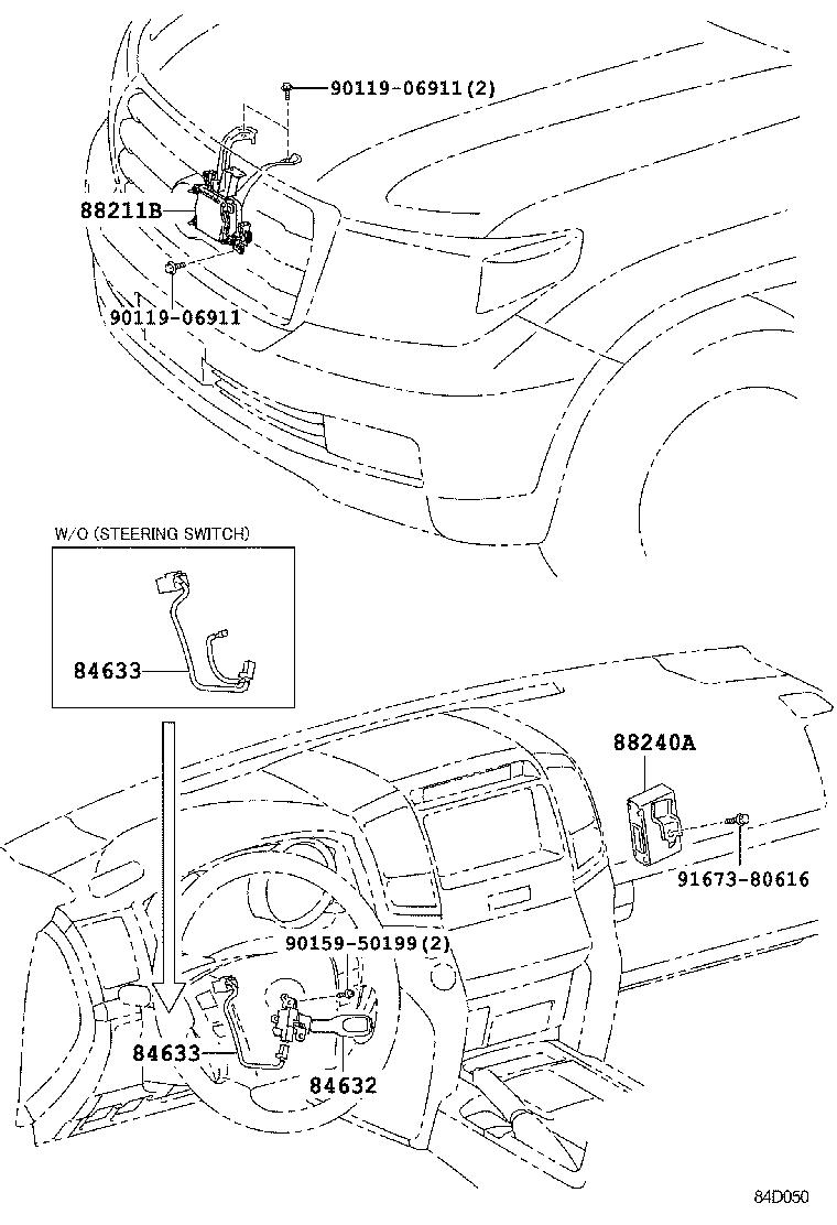 88240-60280 COMPUTER ASSY, DISTANCE CONTROL product image