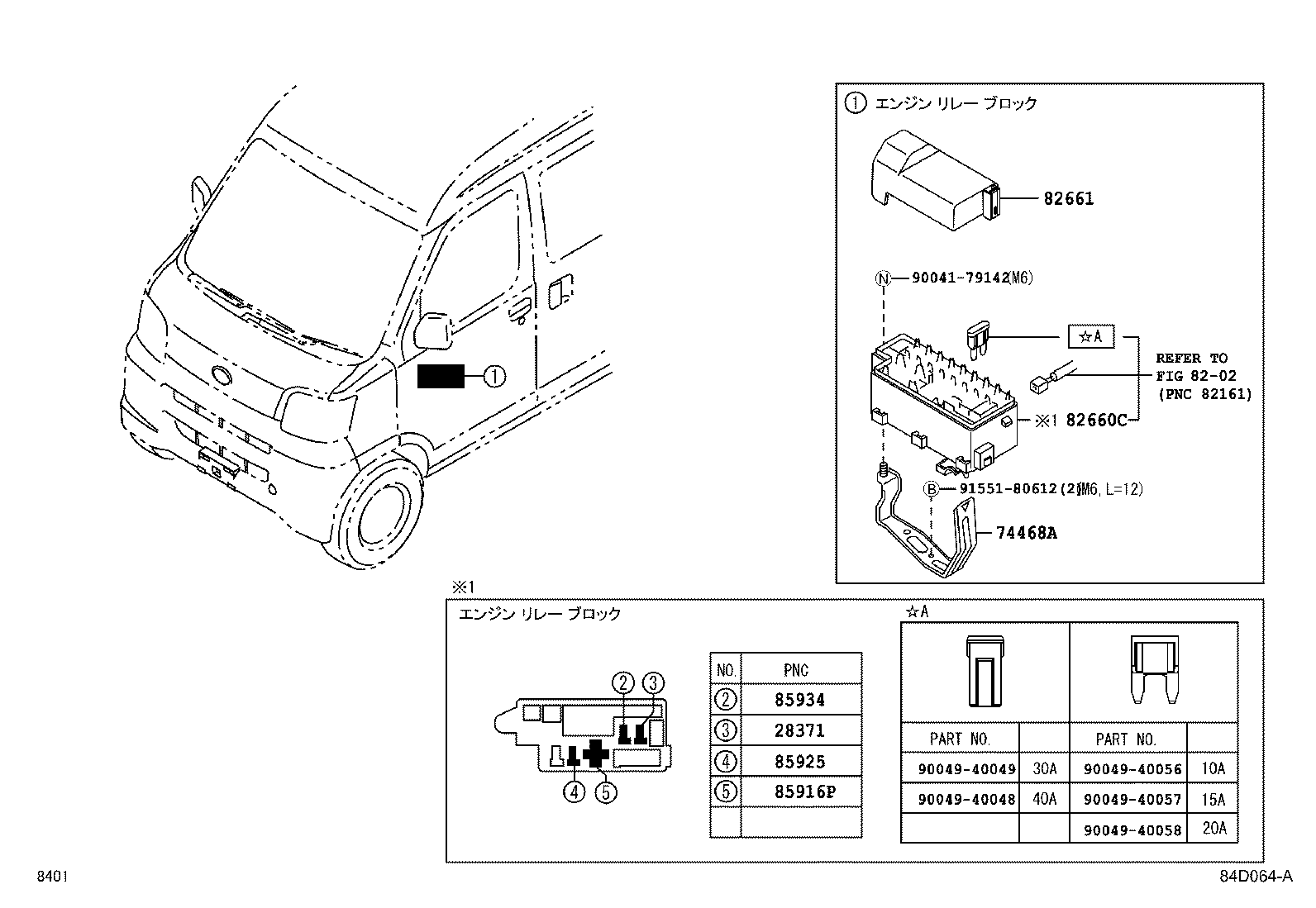 74468-B5010 BRACKET, RELAY BLOCK product image