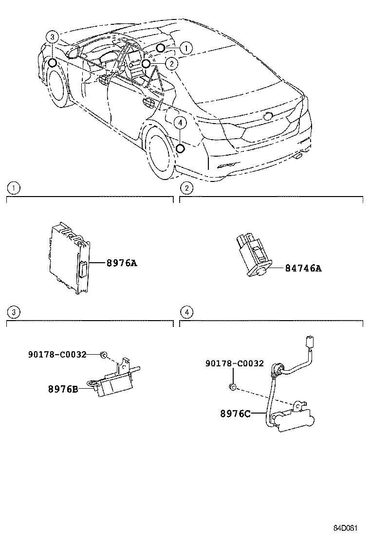 8976C-33010 INITIATOR, TIRE PRESSURE MONITOR REAR product image