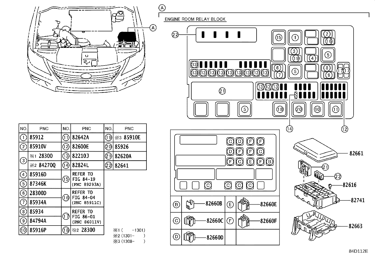 84720-60141 SWITCH ASSY, PATTERN SELECT, NO.1 product image