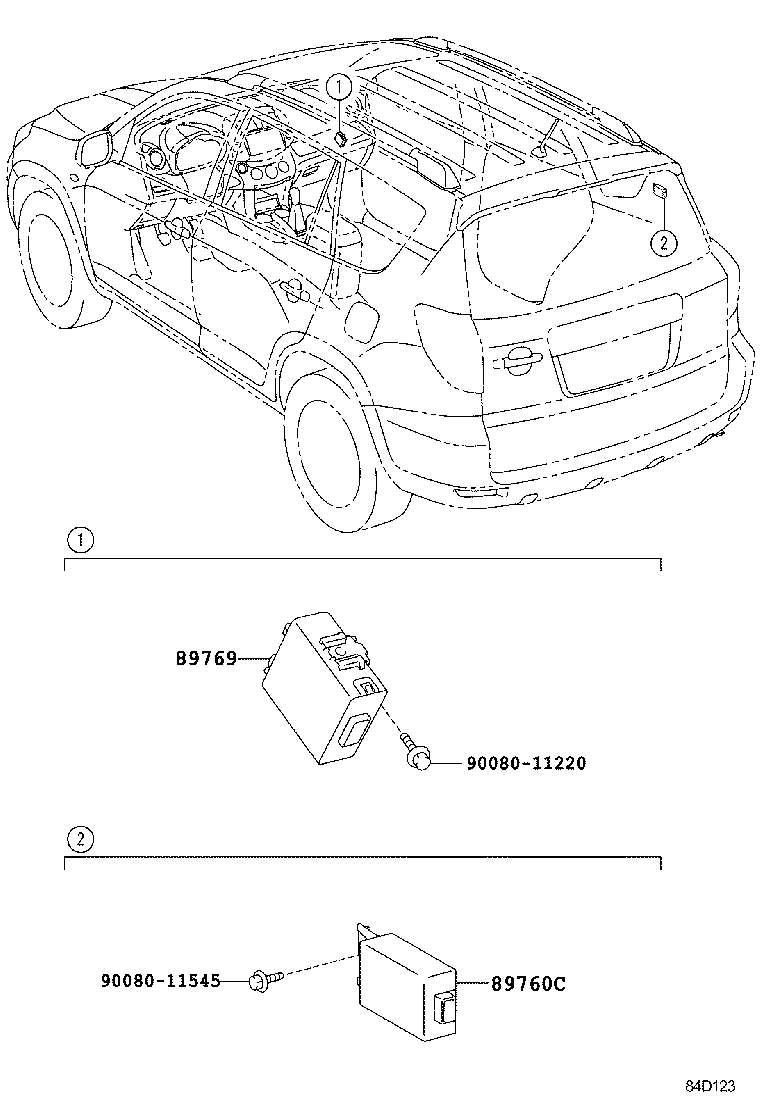 89760-0R012 RECEIVER ASSY, TIRE PRESSURE MONITOR product image