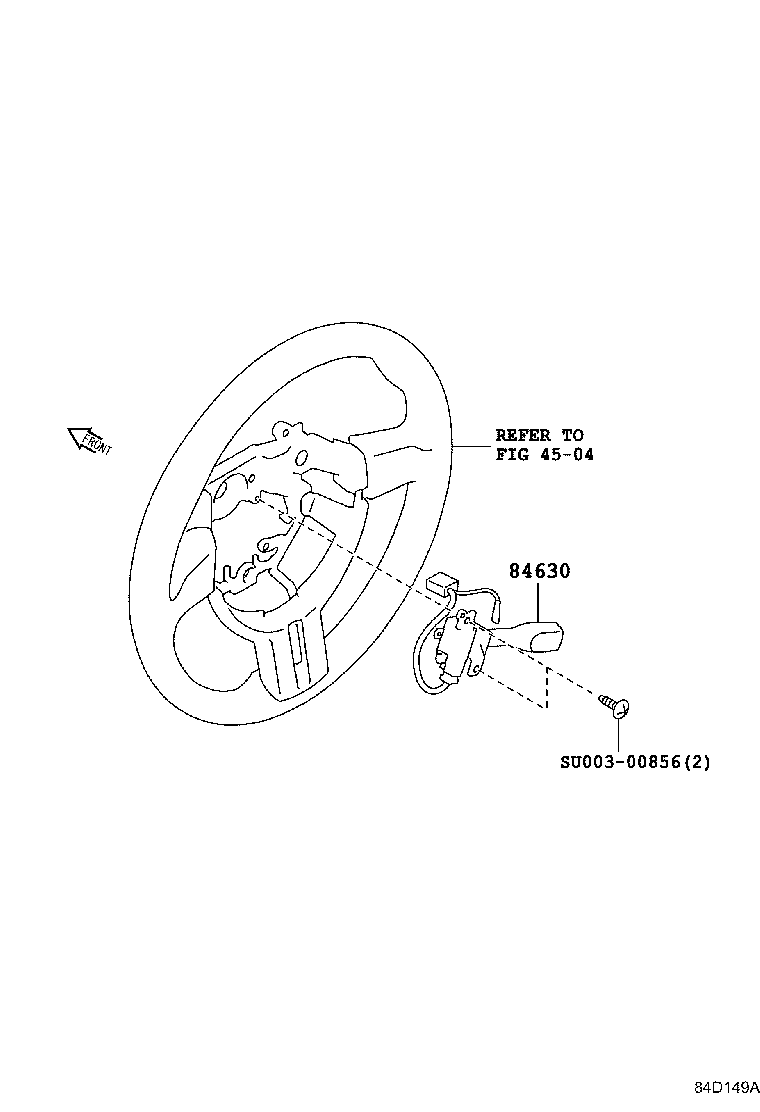 Toyota SU003-02480 SWITCH ASSY, CRUISE CONTROL MAIN