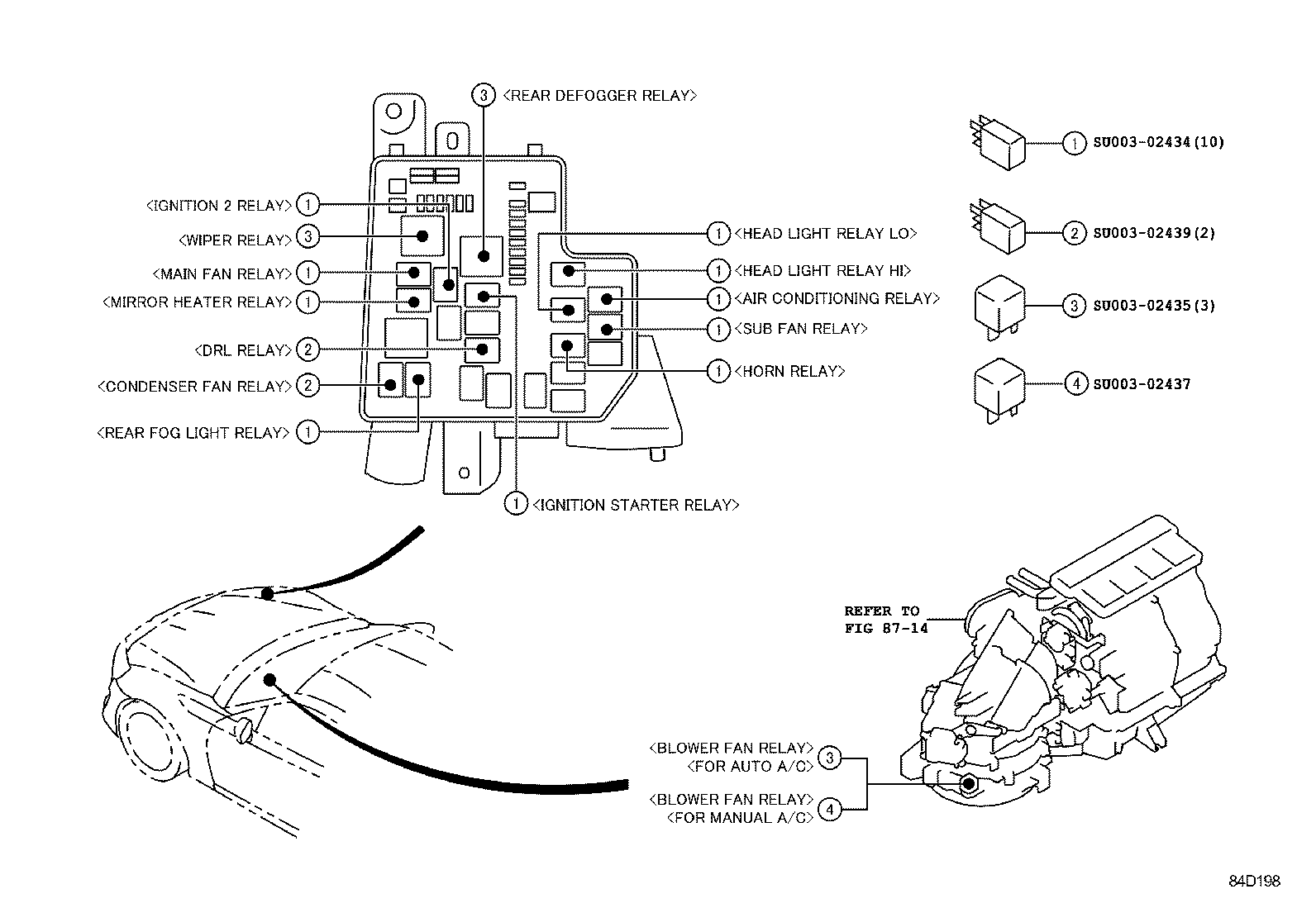 SU003-02487 SWITCH ASSY, PATTERN SELECT product image