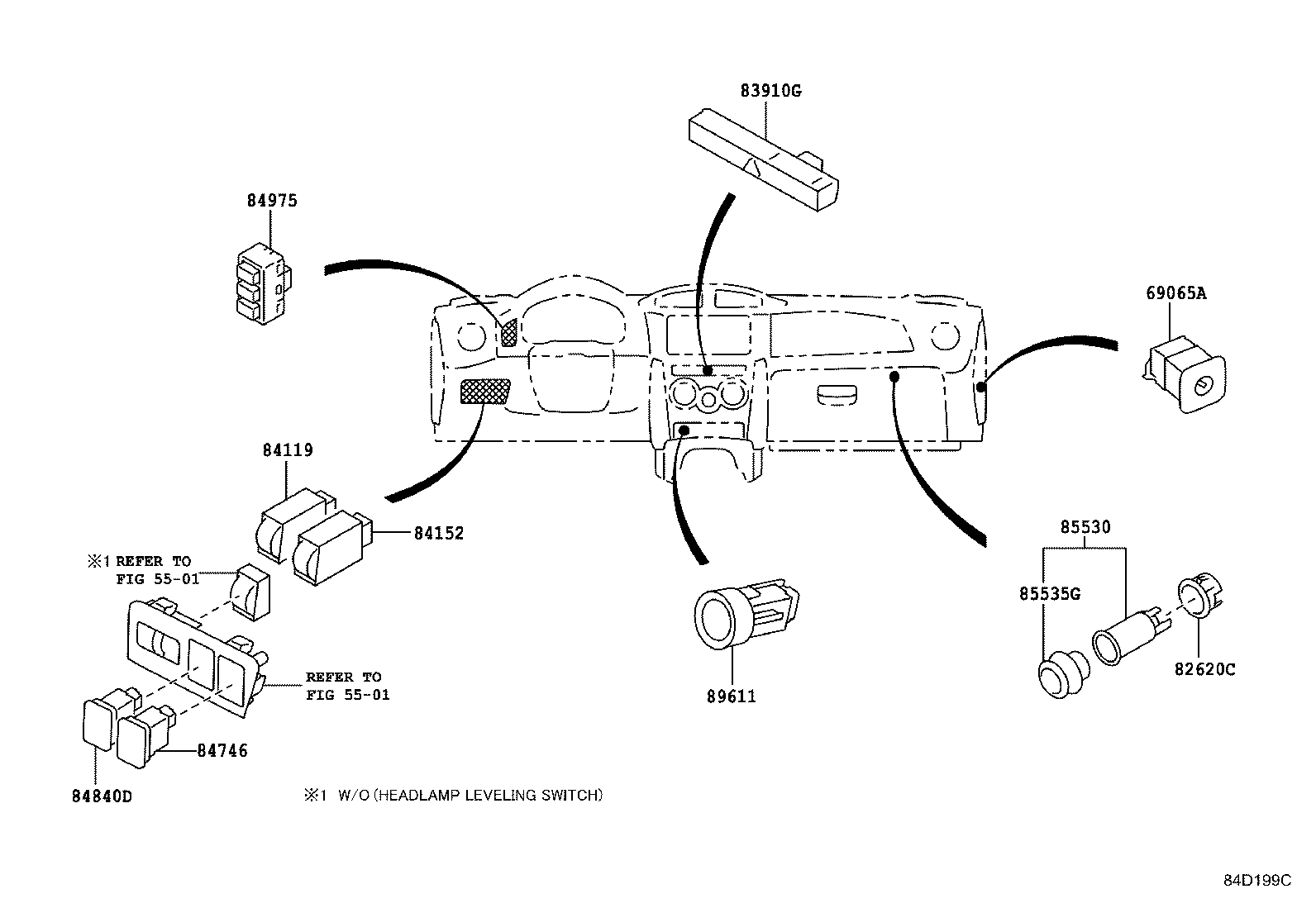 SU003-02487 SWITCH ASSY, PATTERN SELECT product image