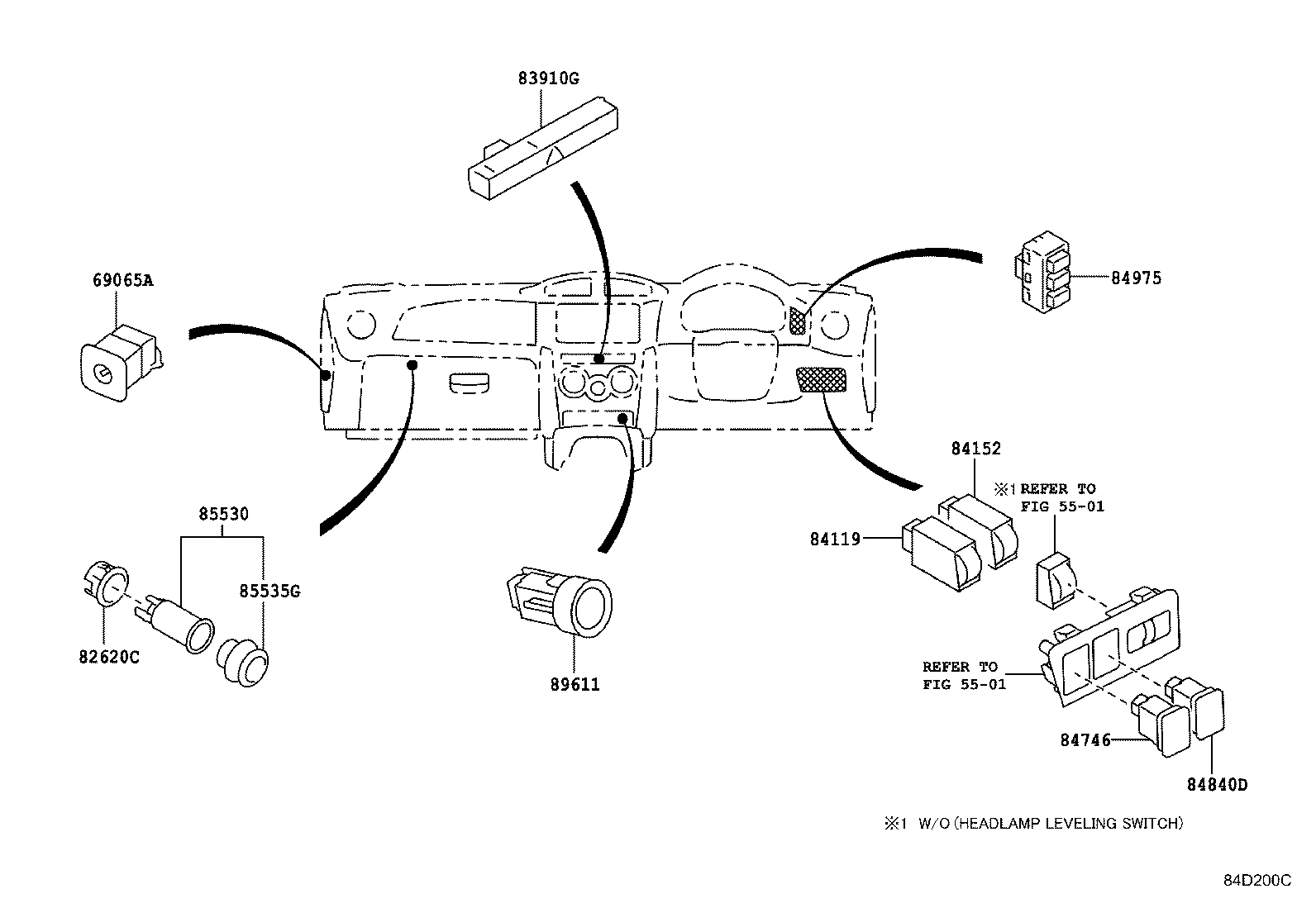 SU003-02487 SWITCH ASSY, PATTERN SELECT product image