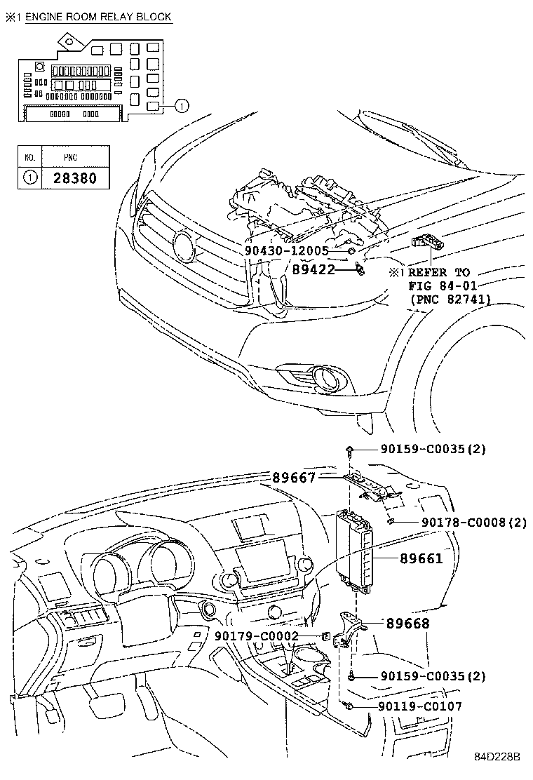 89661-0E270 COMPUTER, ENGINE CONTROL product image