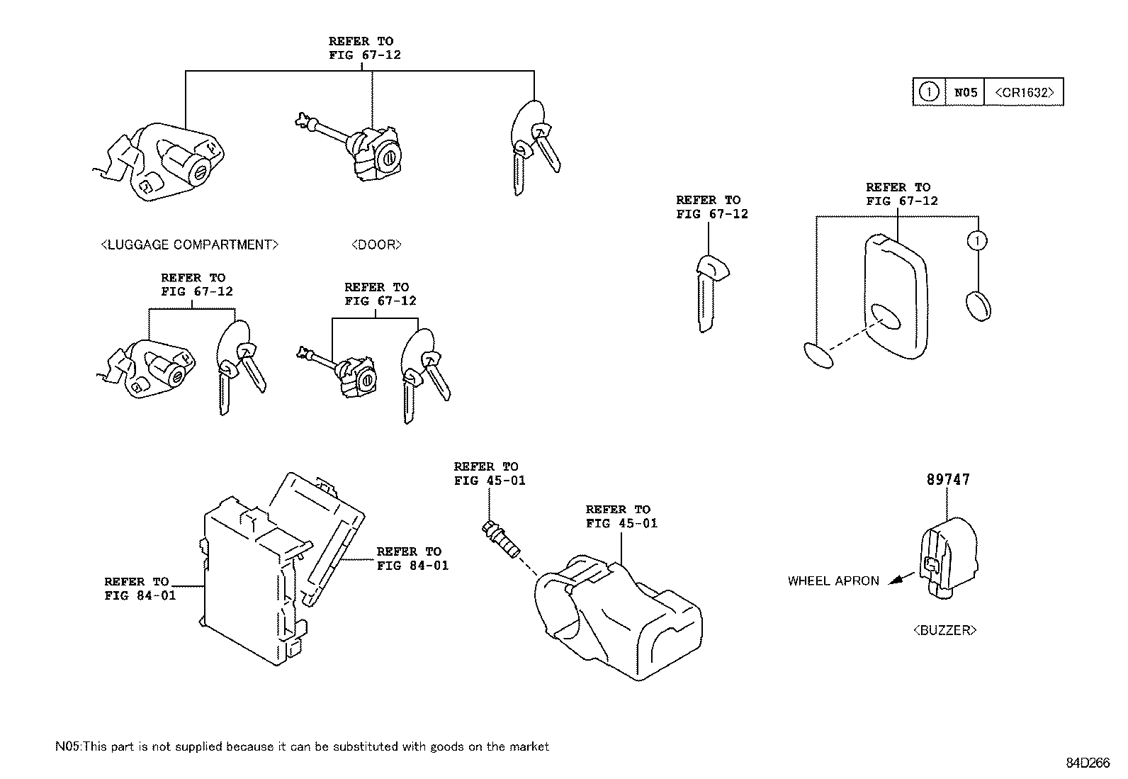 SU003-04497 RECEIVER, DOOR CONTROL product image