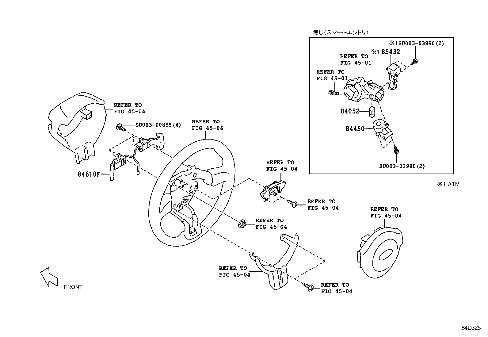 SU003-05798 SWITCH ASSY, HEADLAMP DIMMER product image