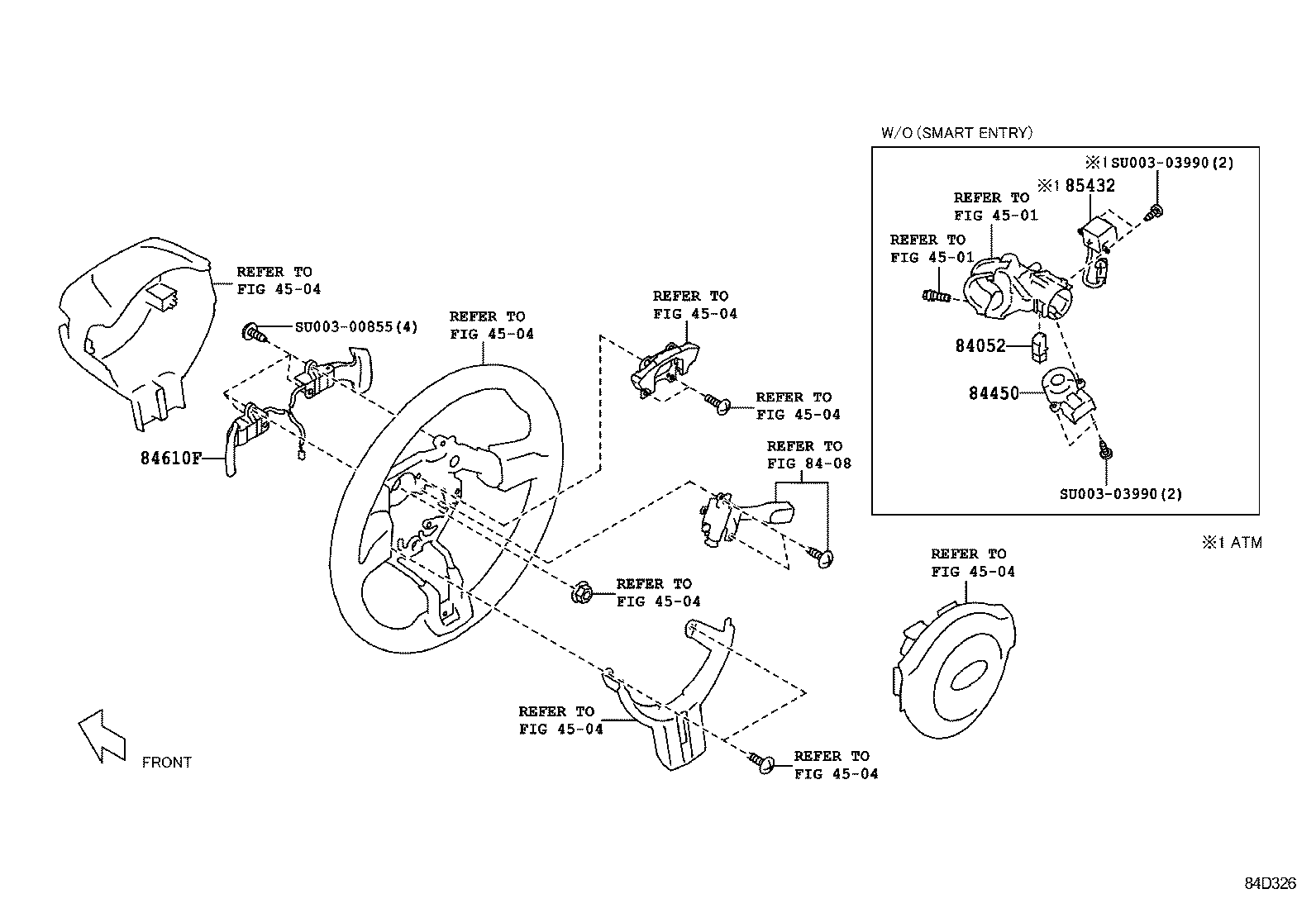 SU003-02487 SWITCH ASSY, PATTERN SELECT product image