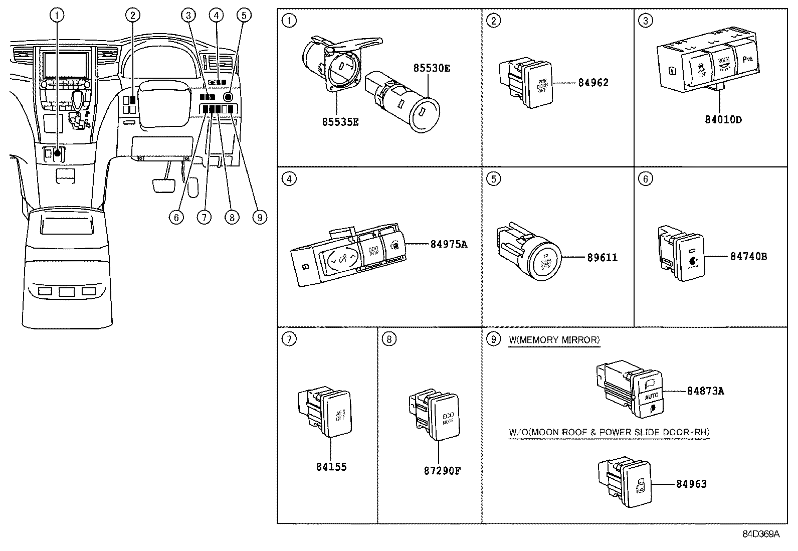 23080-31030 RESISTER, FUEL PUMP product image