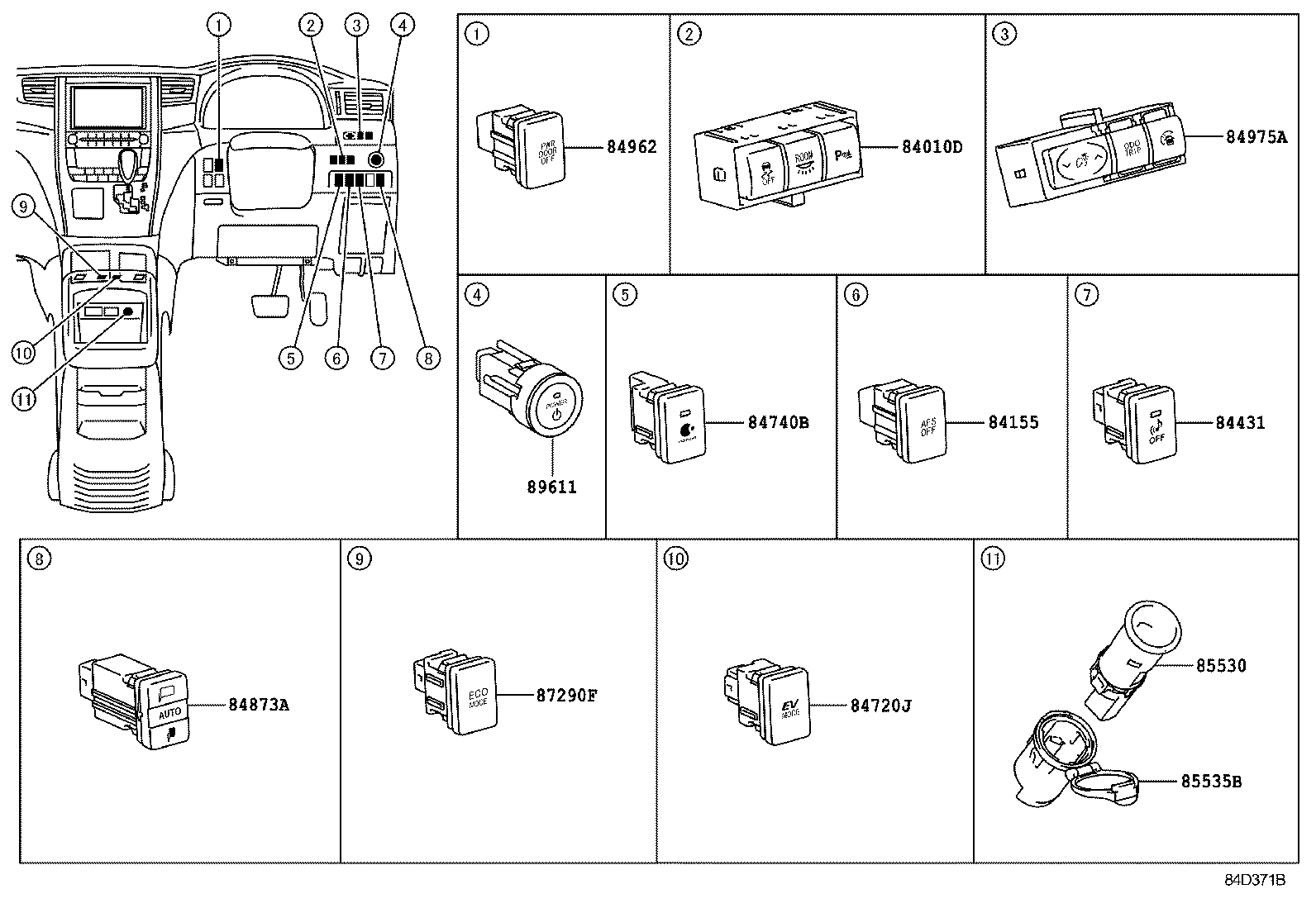 23080-31030 RESISTER, FUEL PUMP product image