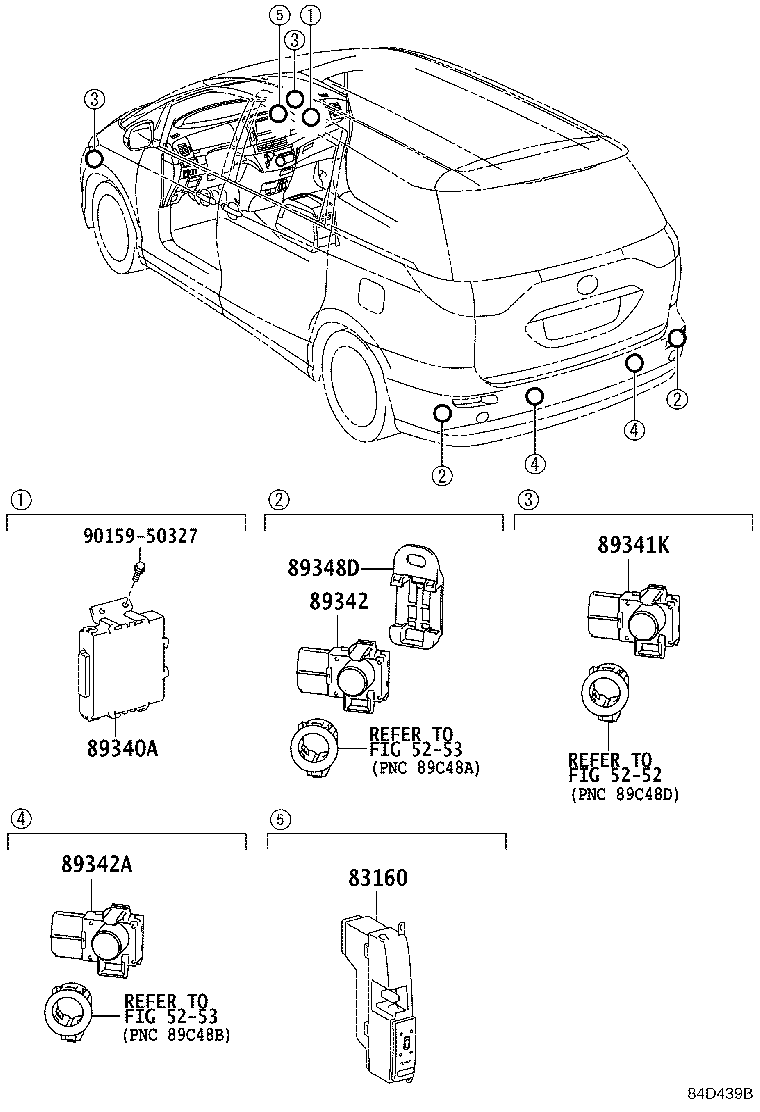 83160-28061 INDICATOR ASSY, CLEARANCE WARNING product image