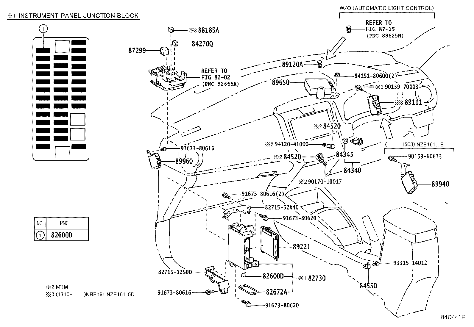 82672-12490 COVER, JUNCTION BLOCK product image