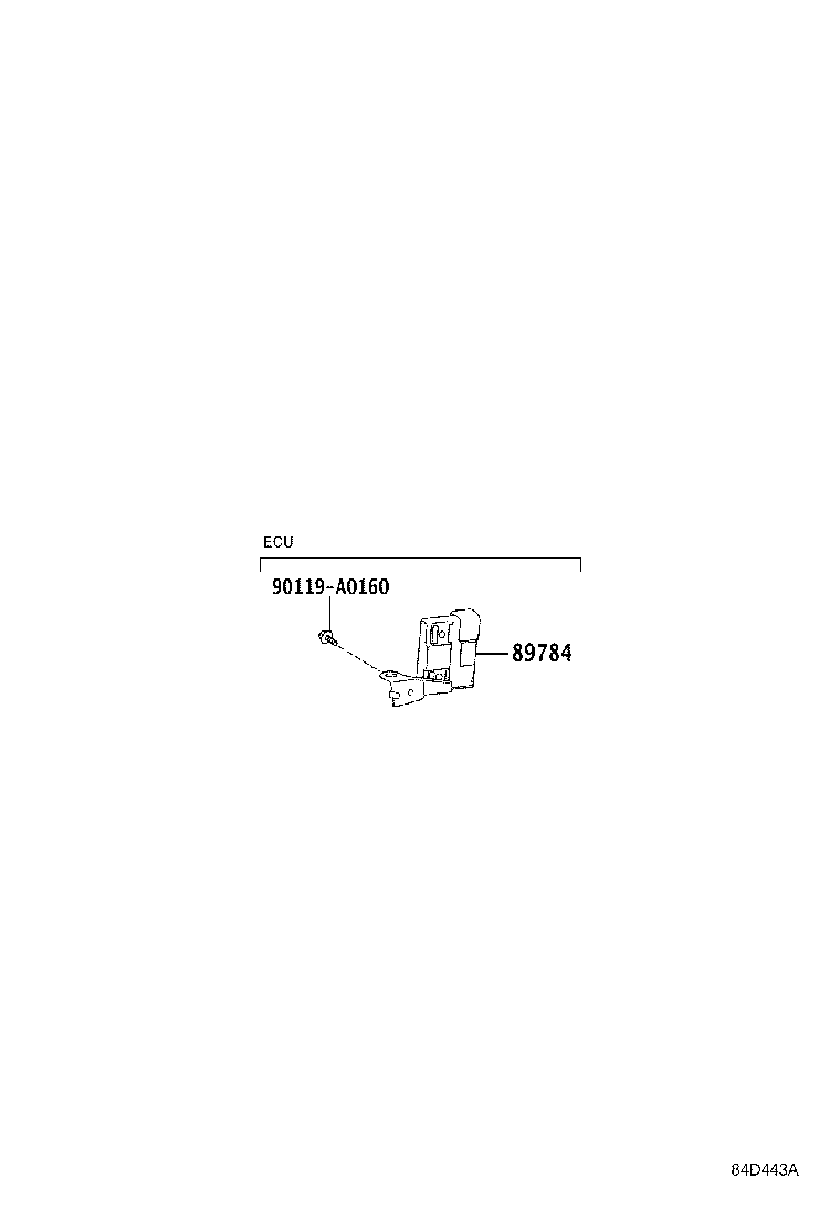 Toyota 89784-0R010 COMPUTER, IMMOBILIZER CODE