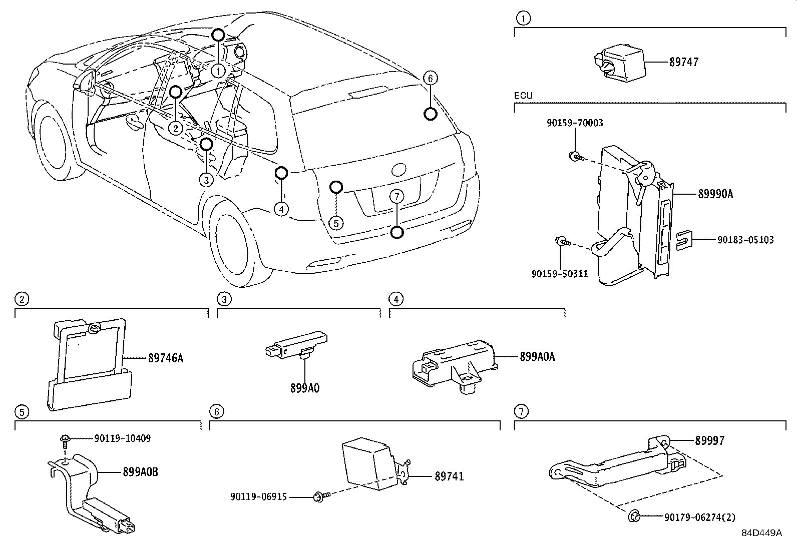 89990-12161 COMPUTER ASSY, SMART KEY product image