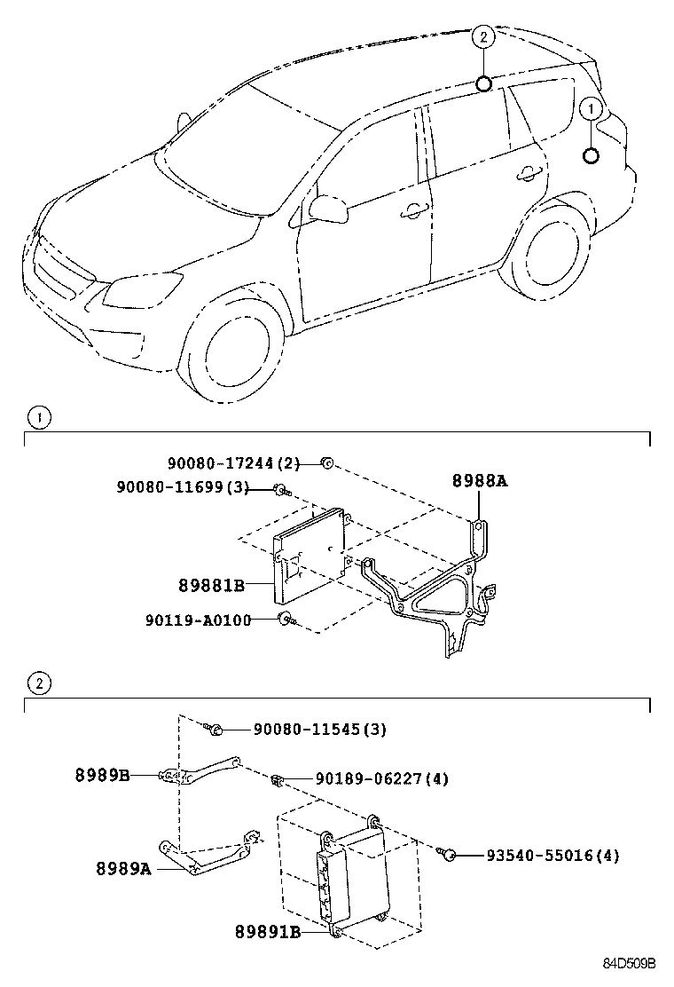 89891-0R011 COMPUTER, THERMAL CONTROL product image