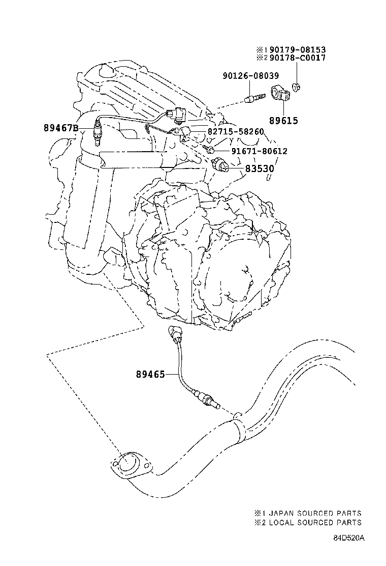 23080-31030 RESISTER, FUEL PUMP product image