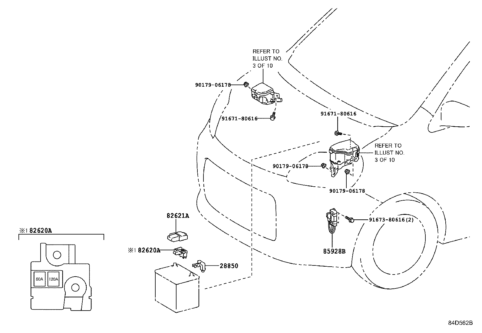 89437-68020 COVER, SENSOR product image
