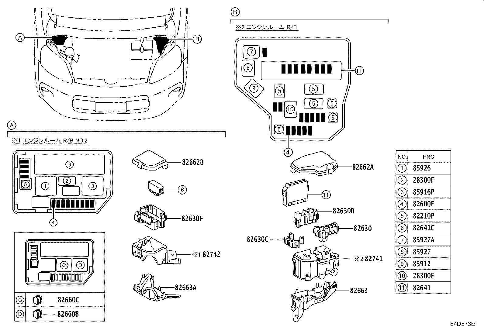 89437-68020 COVER, SENSOR product image