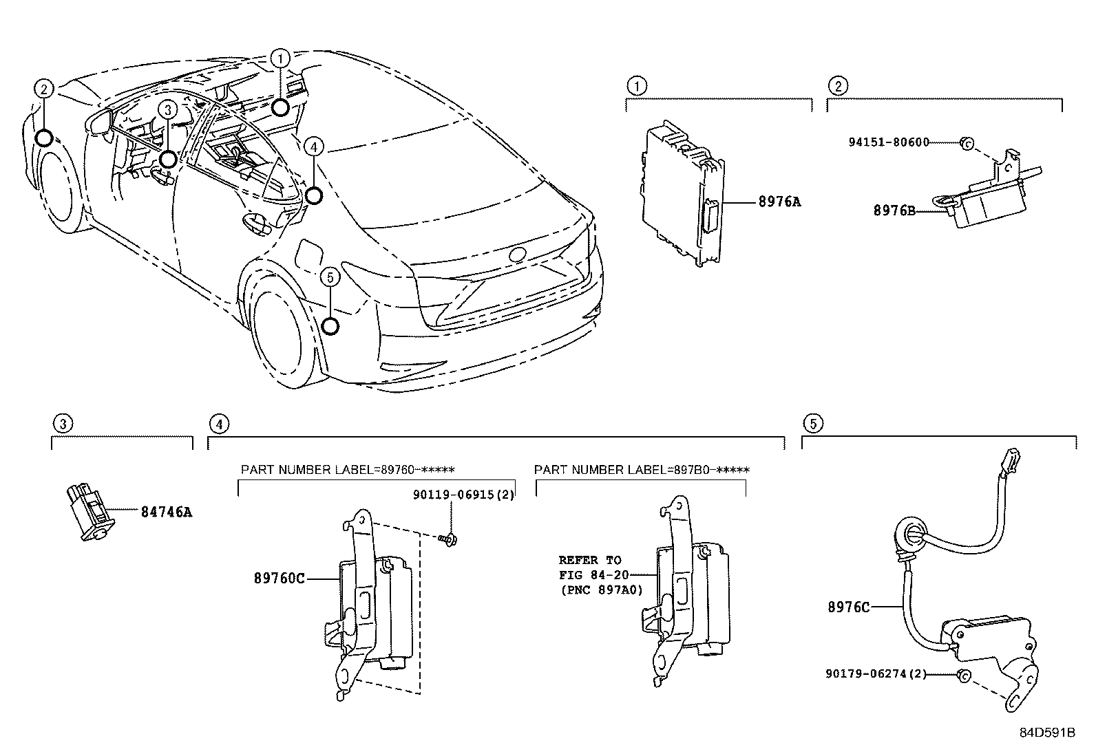 89760-33110 RECEIVER ASSY, TIRE PRESSURE MONITOR product image