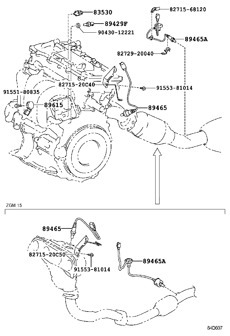 82223-44050 WIRE, SWITCH product image