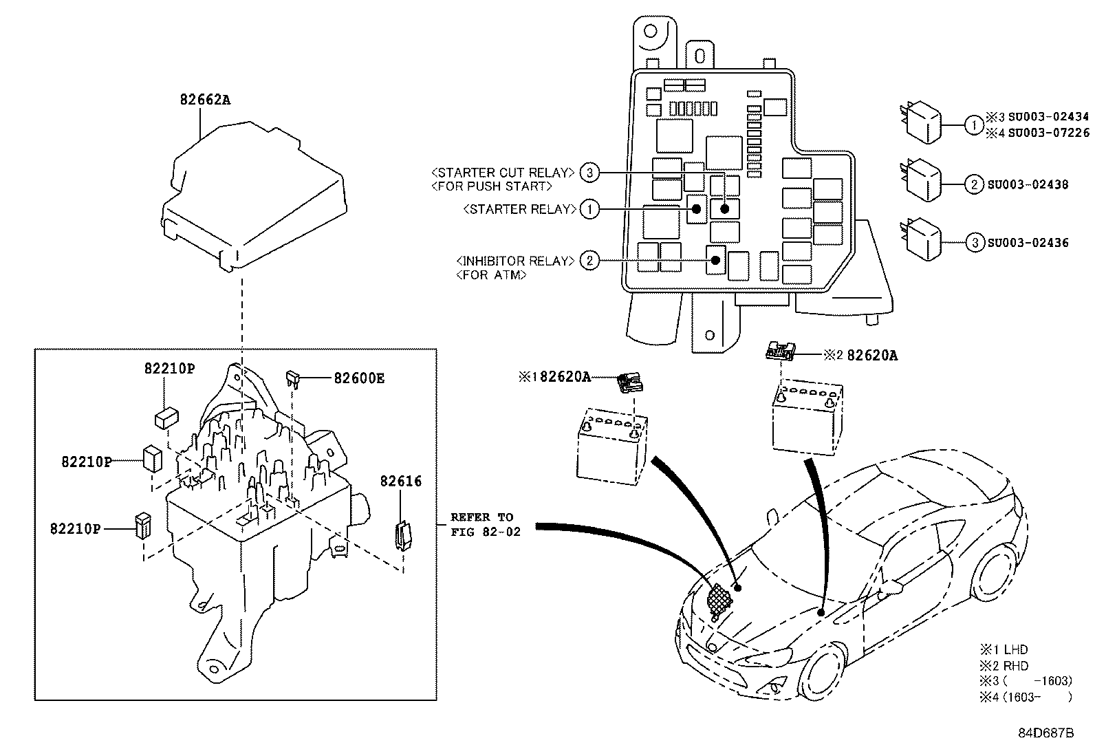 SU003-02487 SWITCH ASSY, PATTERN SELECT product image