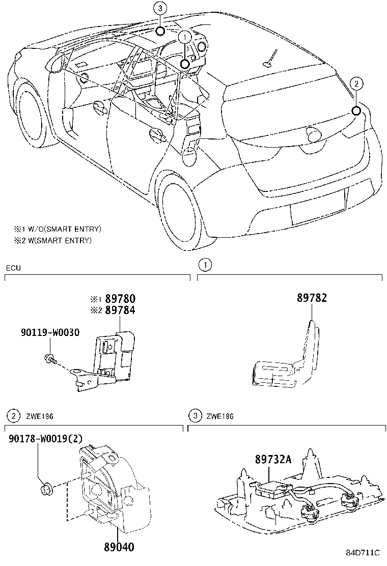 89040-02030 SIREN ASSY, THEFT WARNING product image