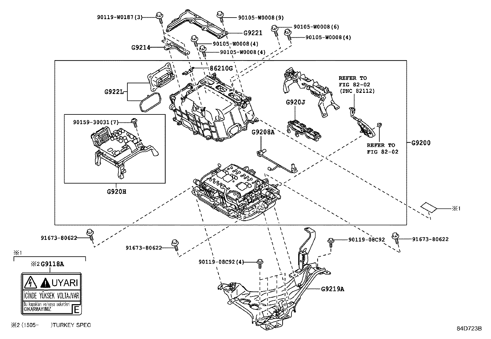 G9214-02010 BRACKET, INVERTER, NO.1 product image