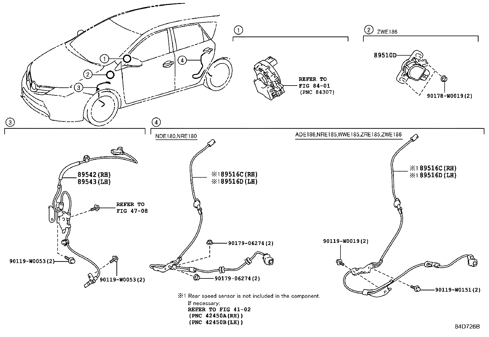 89510-20041 SENSOR ASSY, BRAKE PEDAL STROKE product image