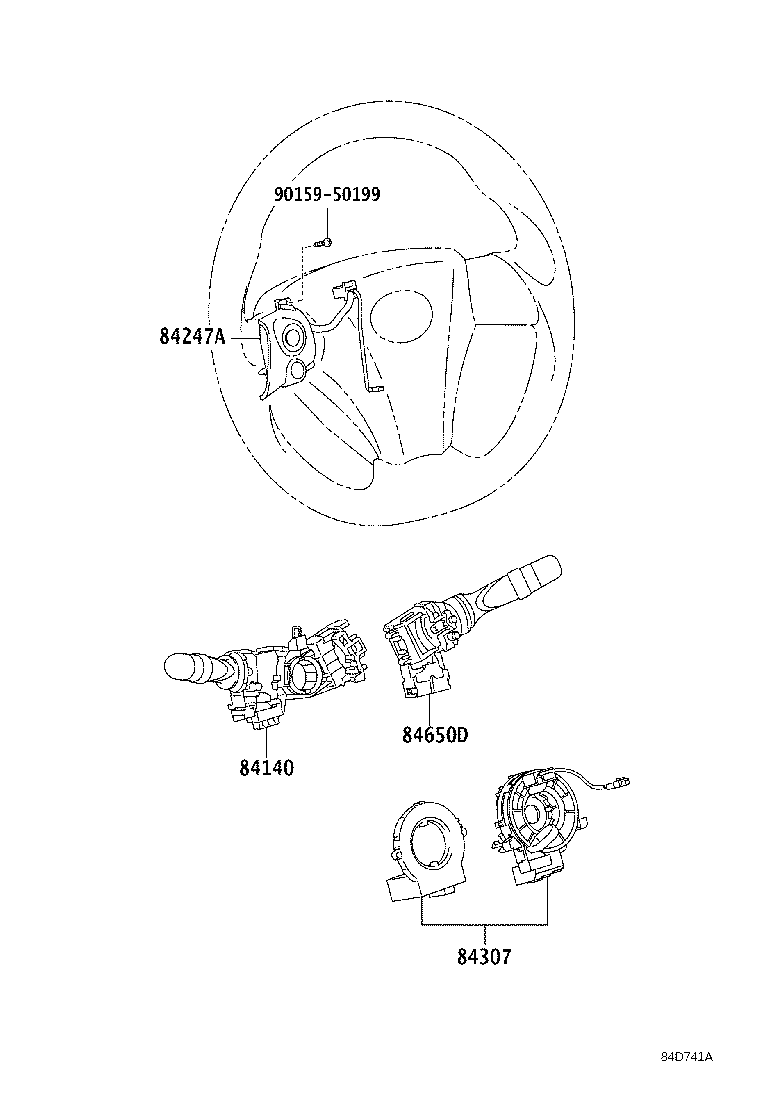 81850-74010 LAMP ASSY, INDICATOR product image