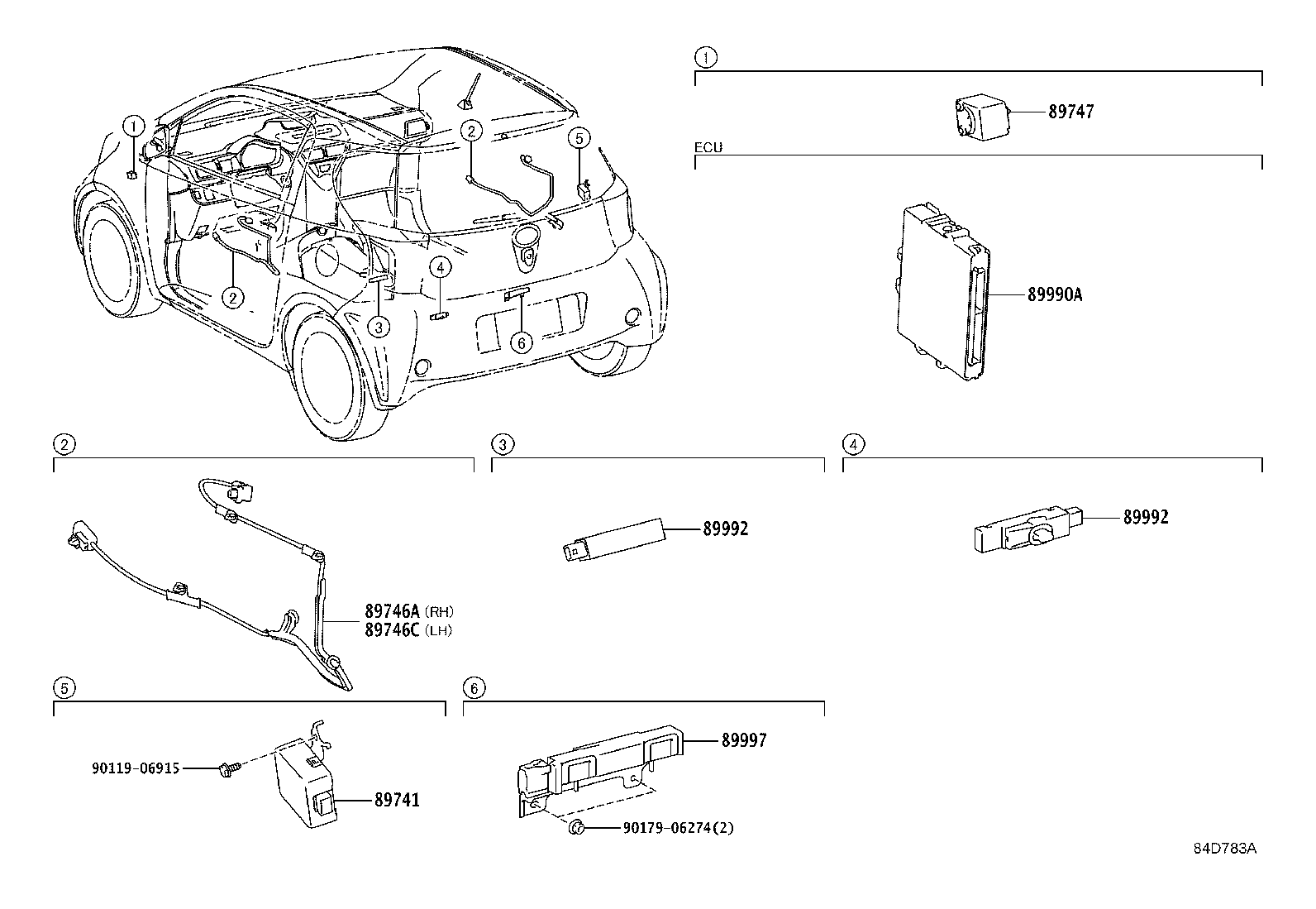 Toyota 89747-30040 BUZZER, WIRELESS DOOR LOCK