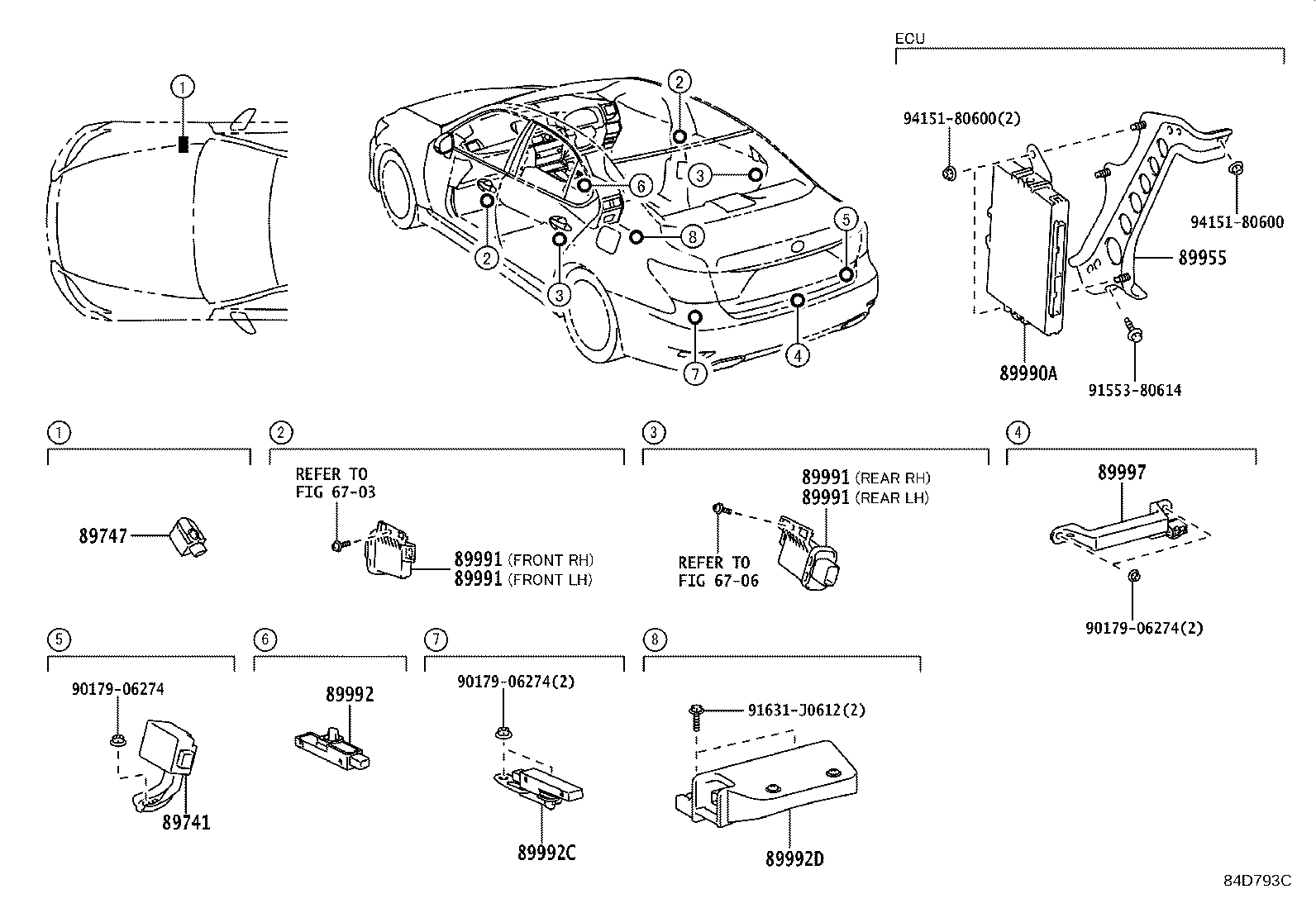 89990-50180 COMPUTER ASSY, SMART KEY product image