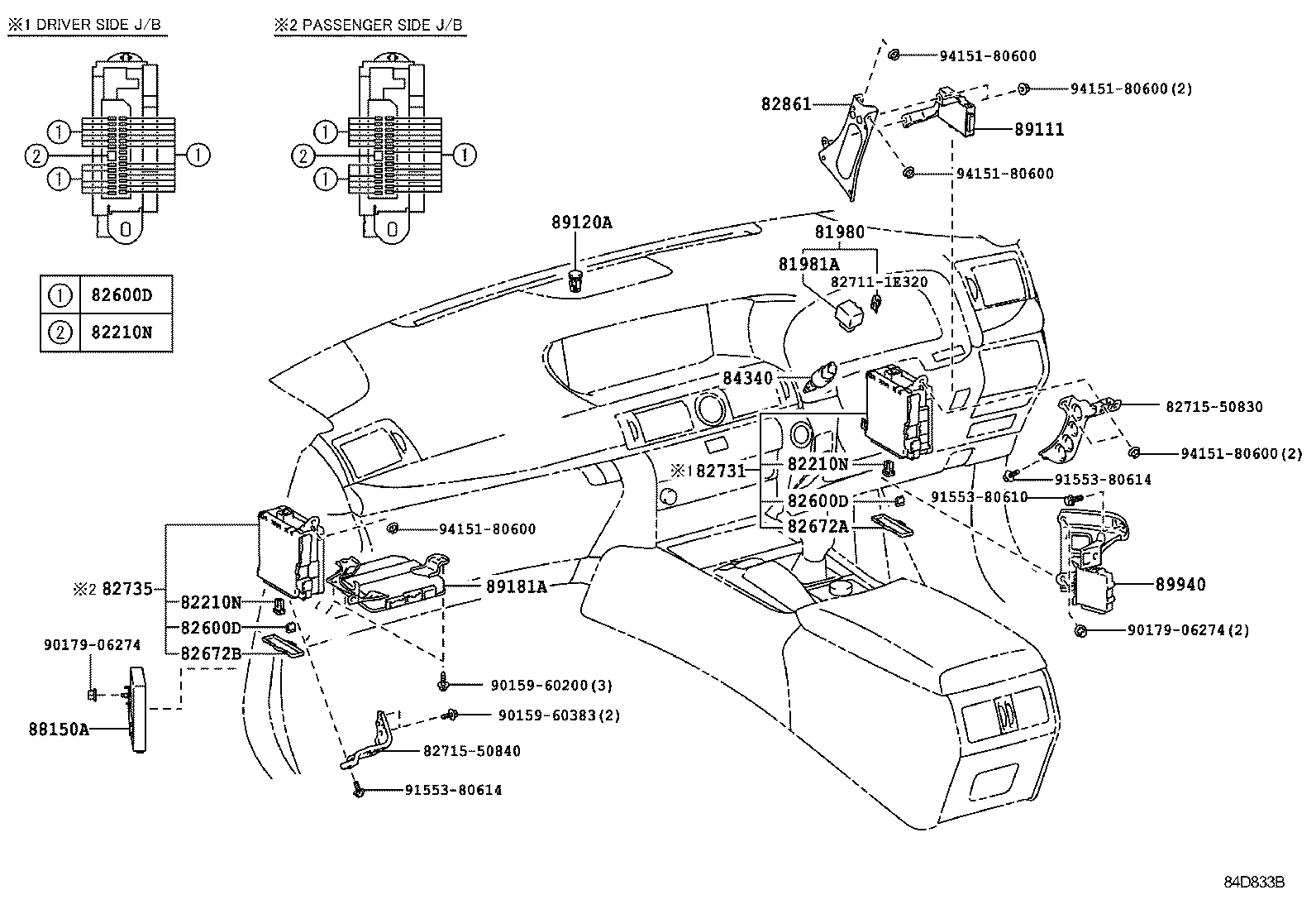 84140-50200 SWITCH ASSY, HEADLAMP DIMMER product image