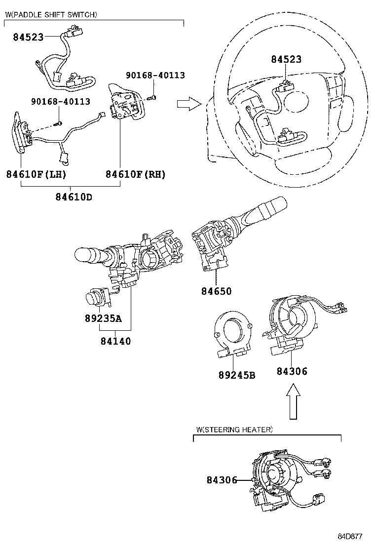 82733-60C30 BLOCK, COWL SIDE JUNCTION, LH product image