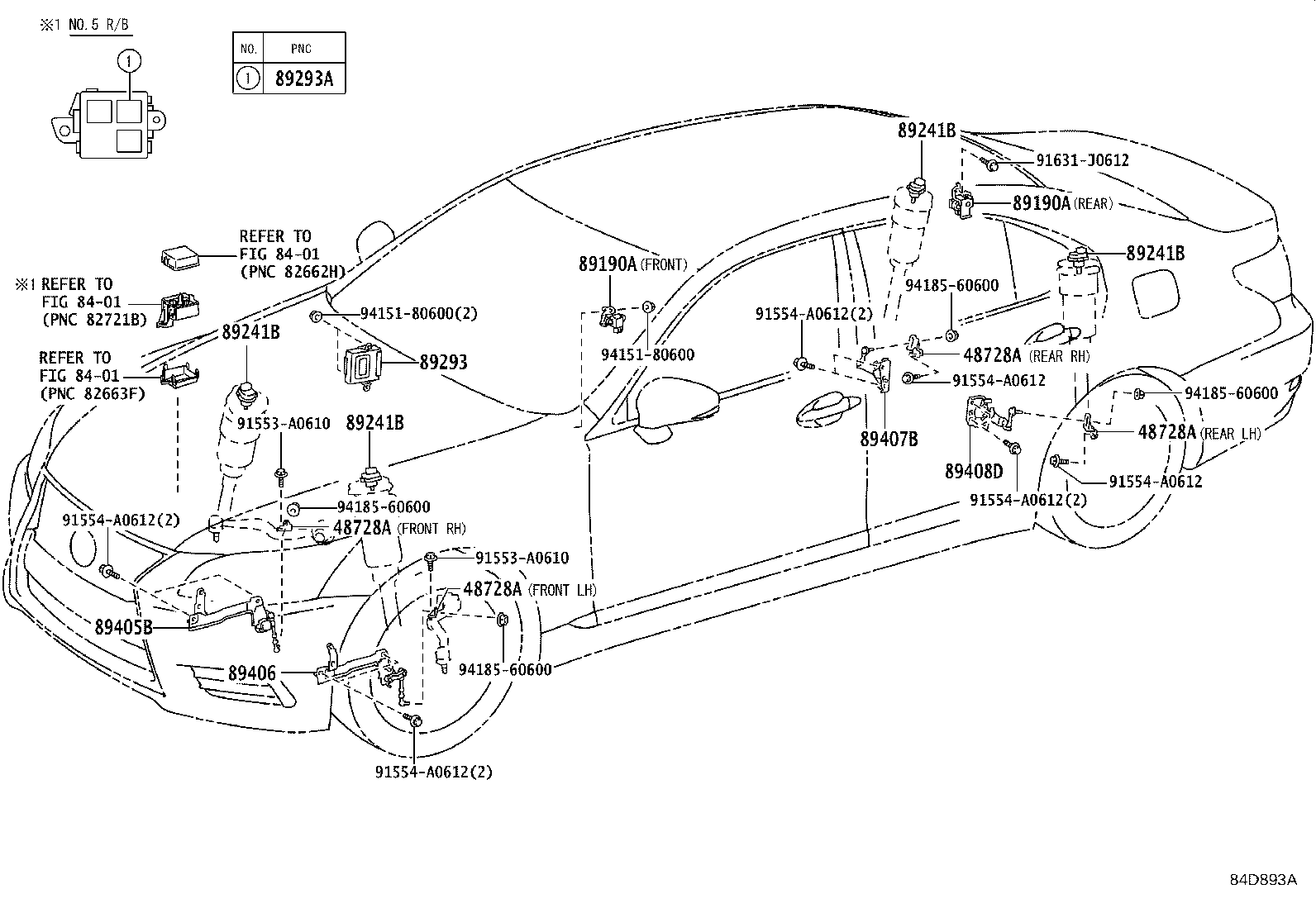 89293-50204 COMPUTER, SUSPENSION CONTROL product image